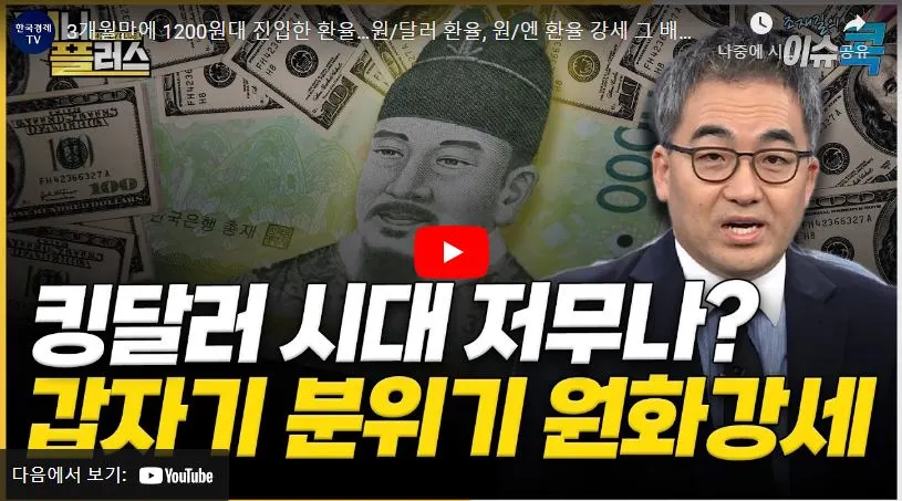 환율 관련 최신 영상 
